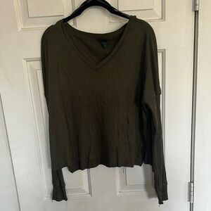 Wild Fable Small green long sleeve shirt